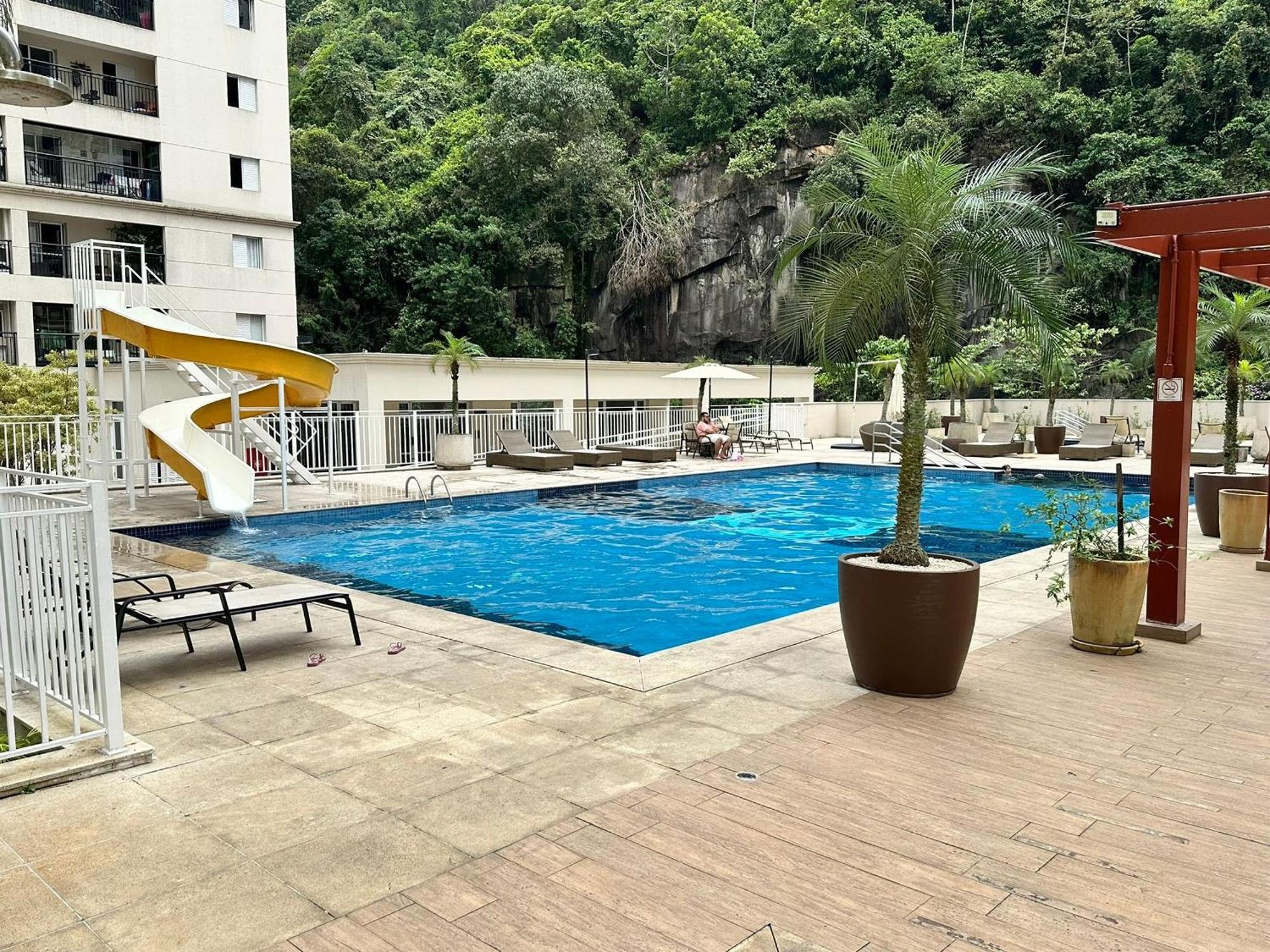 2 Quartos Em - Piscinas Ate Com Toboagua, Academia, Playground, Quadra De Tenis, Quadra Poliesportiva, Bocha E O Que Imaginar * Santos (Sao Paulo)